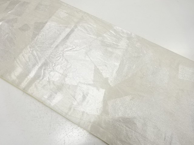 JAPANESE FUKURO OBI / WOVEN SHIKISHI PATTERN / KAWASHIMA SELKON